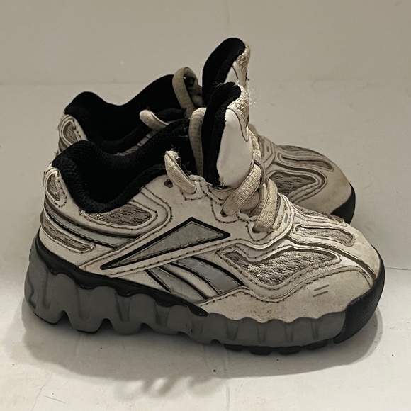 REEBOK | Kids Toddler Minizig Running Shoes White Blue Size 4 - Picture 1 of 7